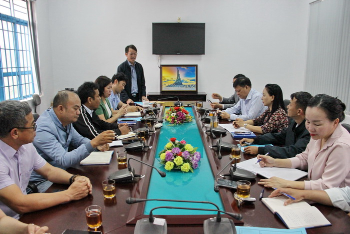 Lãnh đạo Sở Khoa học và Công nghệ tỉnh Đắk Lắk thăm và làm việc với Trung tâm Thông tin - Ứng dụng Khoa học và Công nghệ