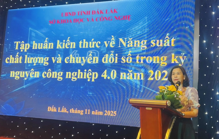 Tập huấn thúc đẩy năng suất chất lượng và chuyển đổi số cho doanh nghiệp