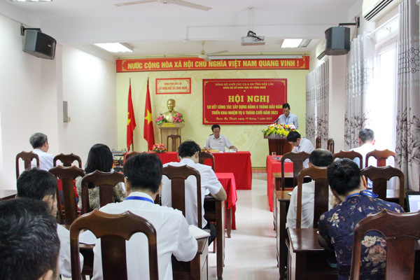 Đảng ủy Sở Khoa học và Công nghệ sơ kết công tác xây dựng Đảng 6 tháng đầu năm 2023