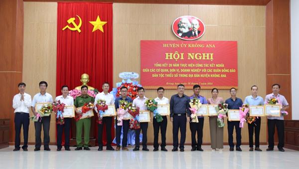 Hội nghị tổng kết 20 năm thực hiện công tác kết nghĩa trên địa bàn huyện Krông Ana