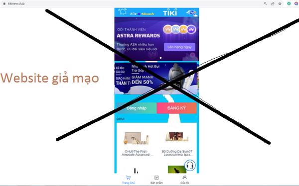 Cảnh giác với các website giả mạo các cơ quan, tổ chức  tài chính, các ngân hàng