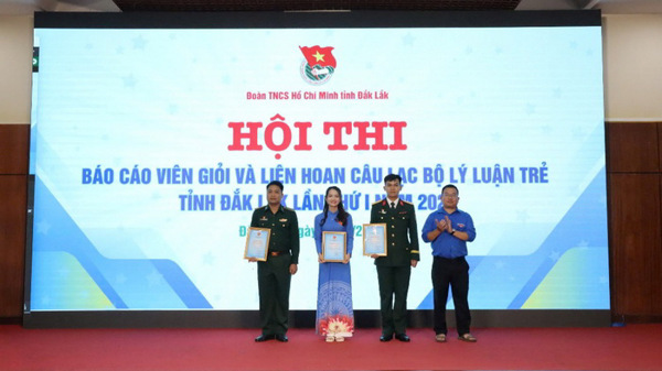 Hội thi báo cáo viên giỏi và Liên hoan Câu lạc bộ Lý luận trẻ tỉnh Đắk Lắk lần thứ I, năm 2024