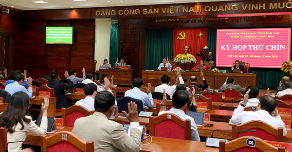 Bế mạc Kỳ họp thứ Chín, HĐND tỉnh khóa X: Tập trung nguồn lực hoàn thành mục tiêu phát triển kinh tế - xã hội năm 2025 