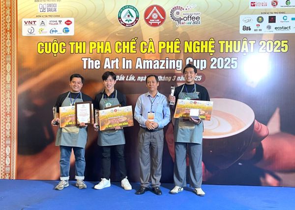 Bế mạc Cuộc thi Pha chế Cà phê nghệ thuật 2025