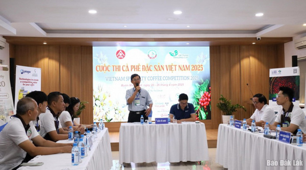 Khai mạc vòng loại cuộc thi Cà phê đặc sản Việt Nam 2025