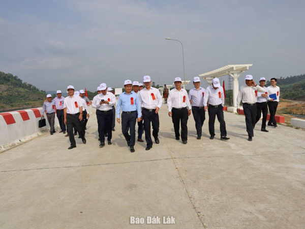 Lễ khánh thành Dự án Hồ chứa nước Krông Pách thượng giai đoạn 1
