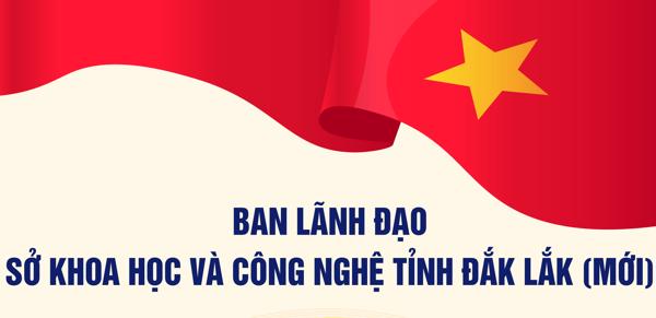 Infographic: Lãnh đạo Sở Khoa học và Công nghệ tỉnh Đắk Lắk (mới)