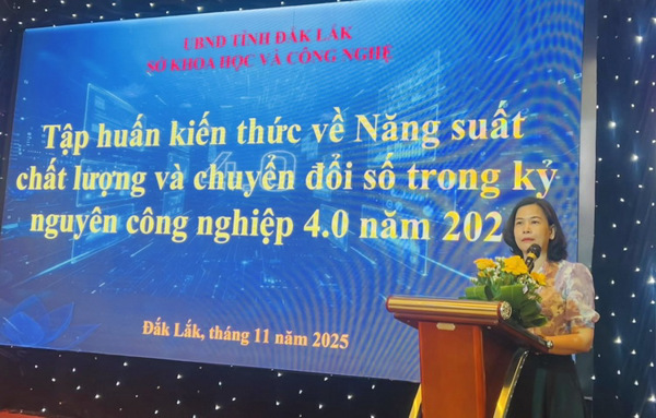 Tập huấn thúc đẩy năng suất chất lượng và chuyển đổi số cho doanh nghiệp