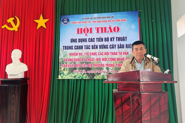 Hội thảo ứng dụng khoa học – công nghệ trong canh tác cây sầu riêng 