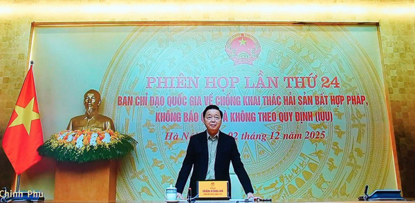 Phiên họp lần thứ 24 Ban Chỉ đạo Quốc gia về chống khai thác IUU