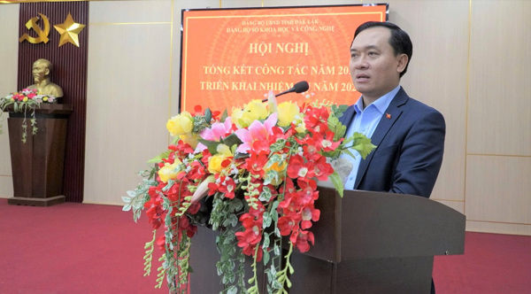 Đảng bộ Sở Khoa học và Công nghệ phát động phong trào thi đua “Đoàn kết - Kỷ cương- Đổi mới - Sáng tạo - Hiệu quả”