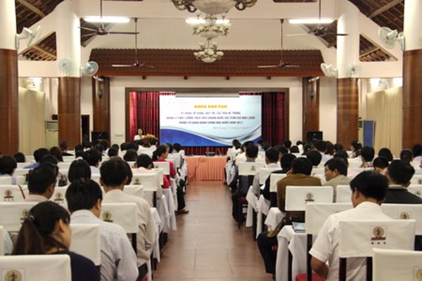 Khóa đào tạo “Kỹ năng áp dụng, duy trì, cải tiến Hệ thống quản lý chất lượng theo Tiêu chuẩn Quốc gia TCVN ISO 9001:2008 trong cơ quan hành chính nhà nước năm 2017”