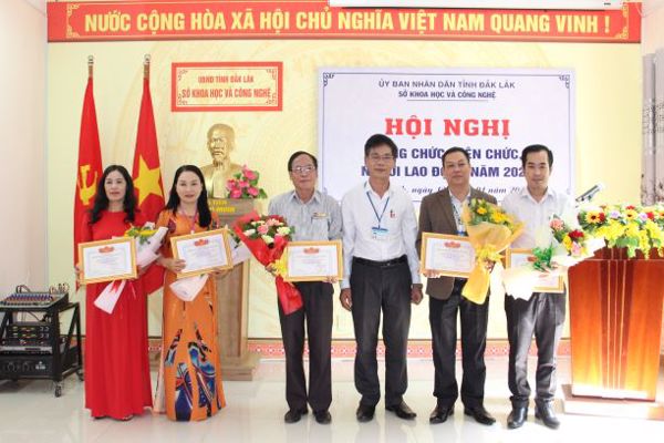 Hội nghị công chức, viên chức, người lao động Sở Khoa học và Công nghệ năm 2023