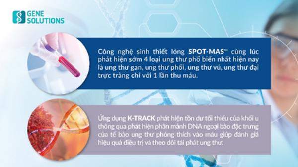 K-Track - Ứng dụng khảo sát tồn dư tối thiểu của khối u trong điều trị và theo dõi ung thư