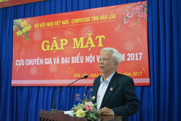Hội Hữu nghị Việt Nam – Campuchia tỉnh gặp mặt cựu chuyên gia và đại biểu hội viên năm 2017