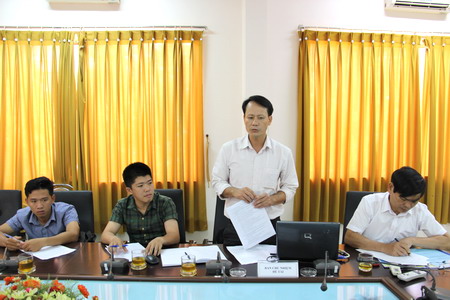 Kỹ sư Trần Danh Hiệp - Chủ nhiệm đề tài, báo cáo thuyêt minh đề tài
