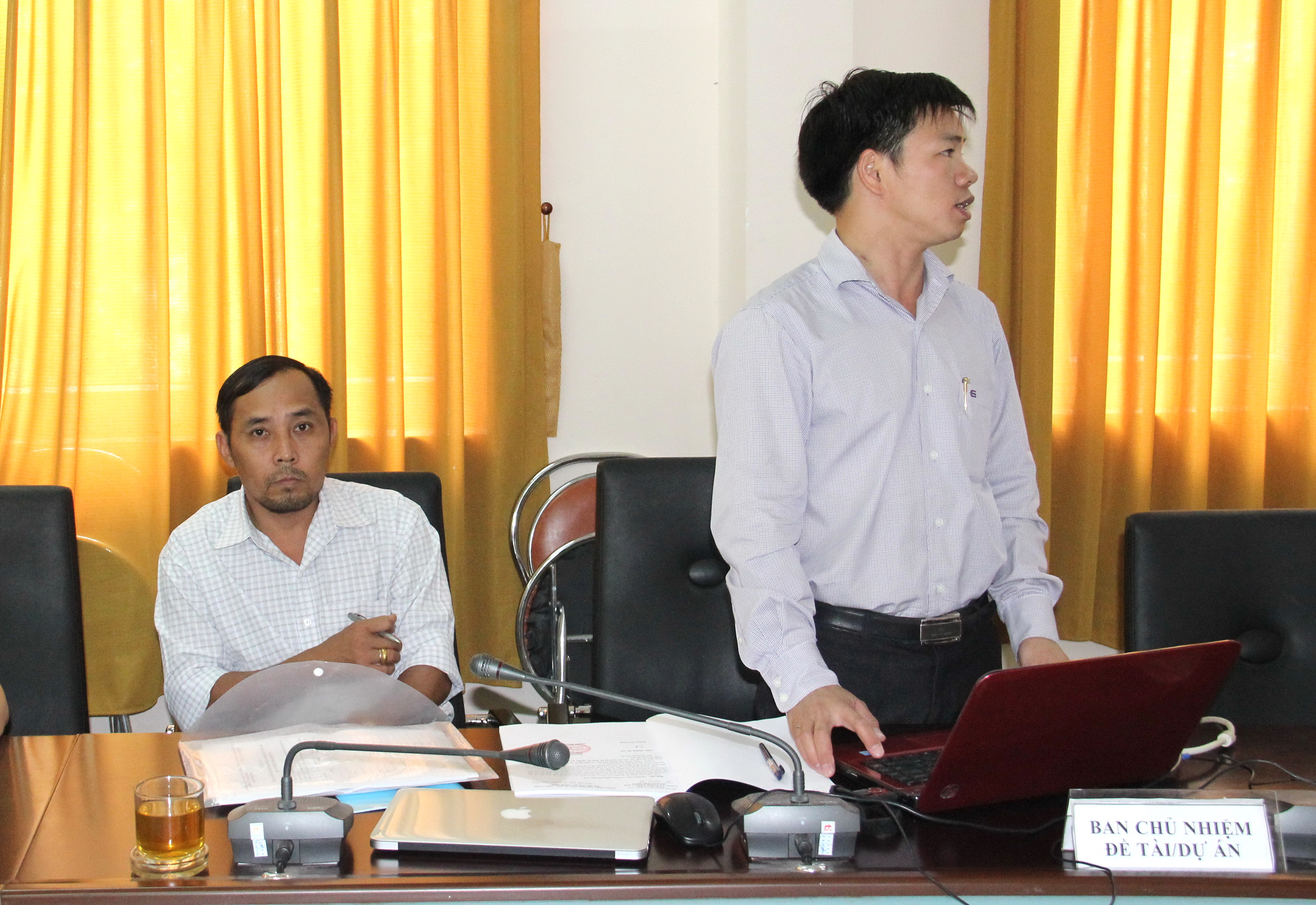 Ban chủ nhiệm báo cáo kết quả dự án