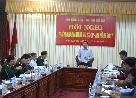 Phó Chủ tịch UBND tỉnh Võ Văn Cảnh phát biểu tại Hội nghị